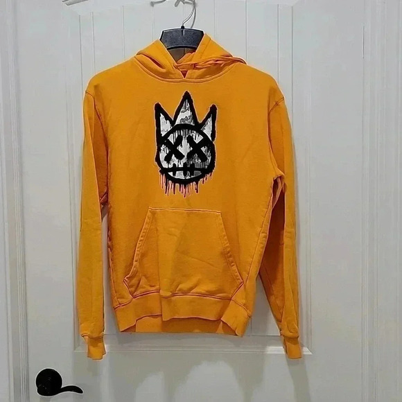 Cult of Individuality Gold Pull Over Hoodie Size Small - Picture 2 of 10